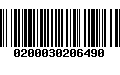 Código de Barras 0200030206490