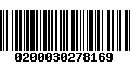 Código de Barras 0200030278169