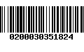 Código de Barras 0200030351824