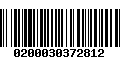 Código de Barras 0200030372812