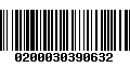 Código de Barras 0200030390632