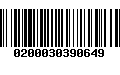 Código de Barras 0200030390649