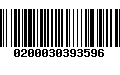 Código de Barras 0200030393596