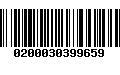 Código de Barras 0200030399659