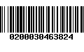 Código de Barras 0200030463824