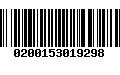 Código de Barras 0200153019298