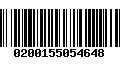 Código de Barras 0200155054648