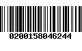 Código de Barras 0200158046244