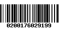 Código de Barras 0200176029199