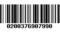 Código de Barras 0200376907990