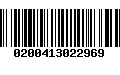 Código de Barras 0200413022969