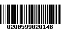 Código de Barras 0200599020148