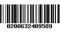 Código de Barras 0200632409589