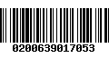 Código de Barras 0200639017053