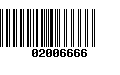 Código de Barras 02006666