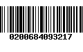 Código de Barras 0200684093217