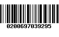 Código de Barras 0200697039295