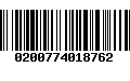 Código de Barras 0200774018762