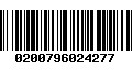 Código de Barras 0200796024277