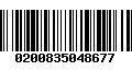 Código de Barras 0200835048677