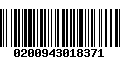 Código de Barras 0200943018371