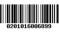 Código de Barras 0201016006899