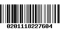 Código de Barras 0201118227604