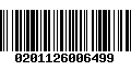 Código de Barras 0201126006499