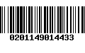 Código de Barras 0201149014433