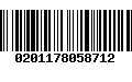 Código de Barras 0201178058712