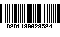 Código de Barras 0201199029524