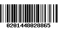 Código de Barras 0201448028865