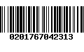 Código de Barras 0201767042313