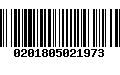 Código de Barras 0201805021973