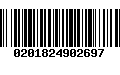 Código de Barras 0201824902697