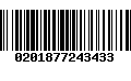 Código de Barras 0201877243433