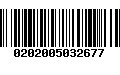 Código de Barras 0202005032677