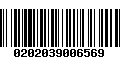 Código de Barras 0202039006569