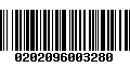 Código de Barras 0202096003280