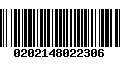 Código de Barras 0202148022306