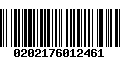 Código de Barras 0202176012461