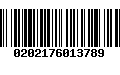 Código de Barras 0202176013789