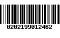 Código de Barras 0202199012462