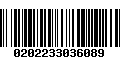 Código de Barras 0202233036089