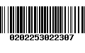 Código de Barras 0202253022307