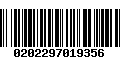 Código de Barras 0202297019356