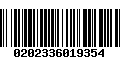 Código de Barras 0202336019354