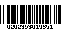 Código de Barras 0202353019351