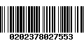 Código de Barras 0202378027553