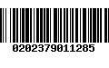 Código de Barras 0202379011285